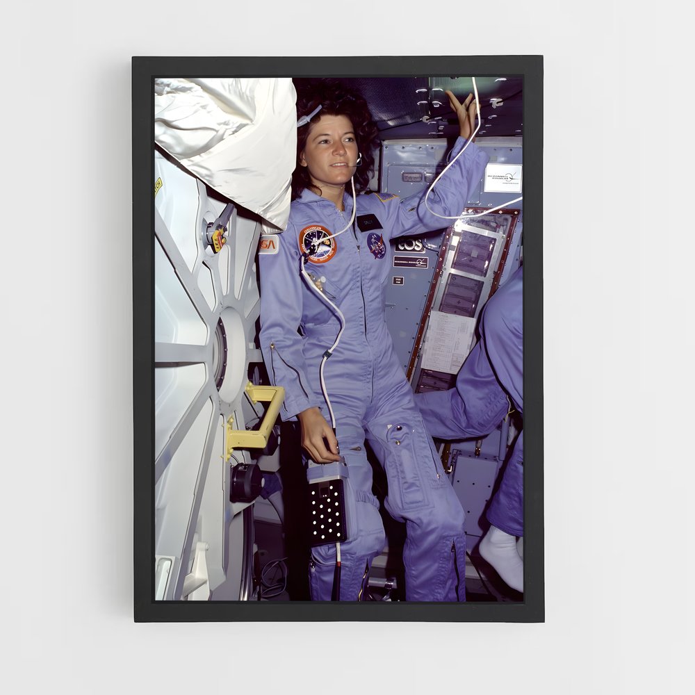 Poster Astronaut Dreamer – affiche Espace rétro (vue 2)